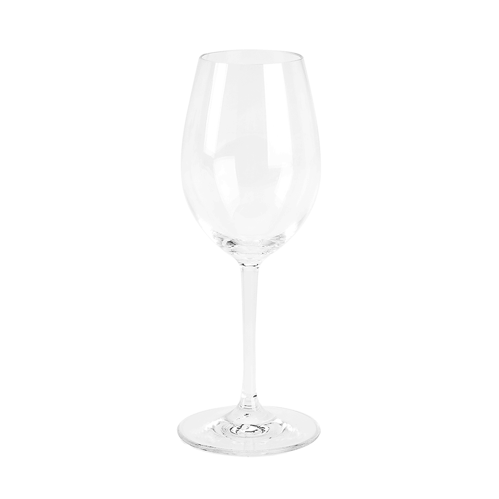 Capri Clear Polycarbonate 12oz White Wine Glass