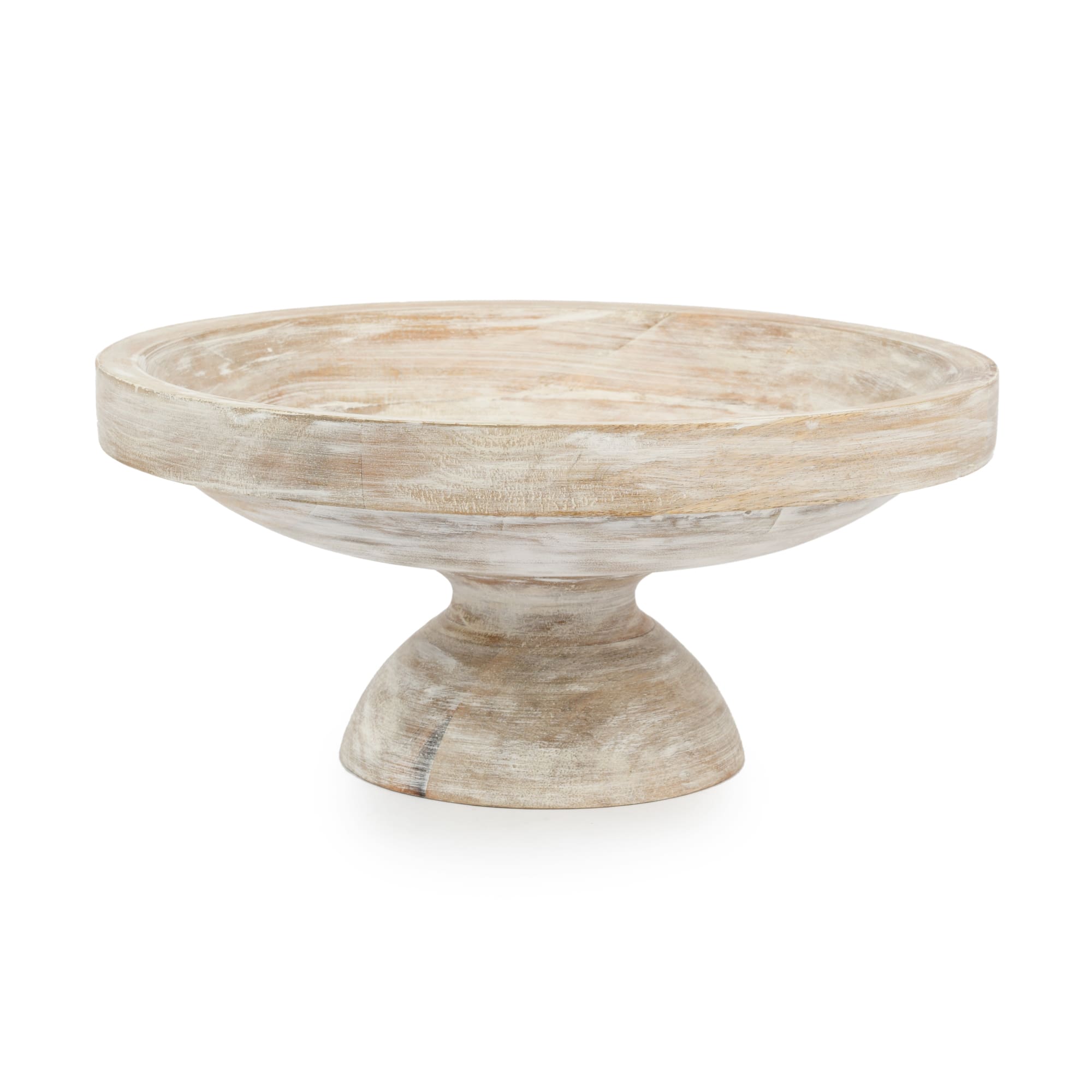 Mendocino Large Wood Footed Bowl