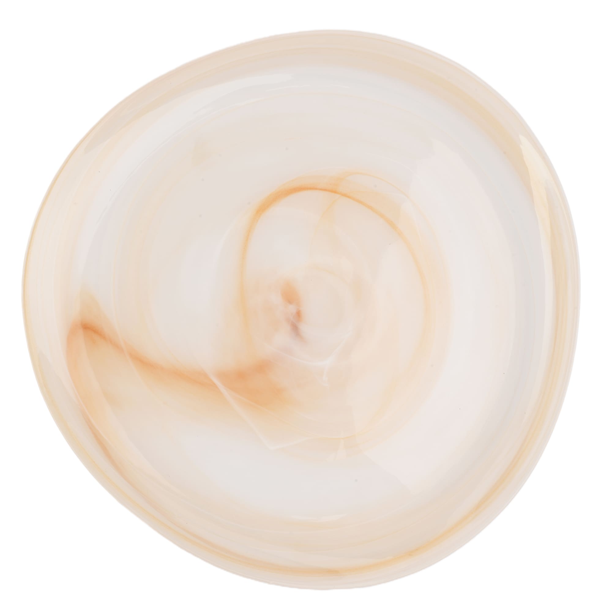Impresa Tan Glass Platter