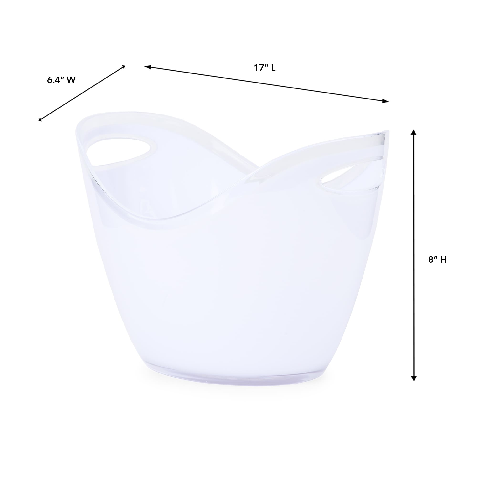 Blanca White Polycarbonate Cooler - Image 2