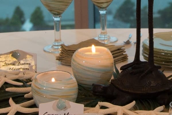 Galaxy Tan Glass Candle Votive - Image 5