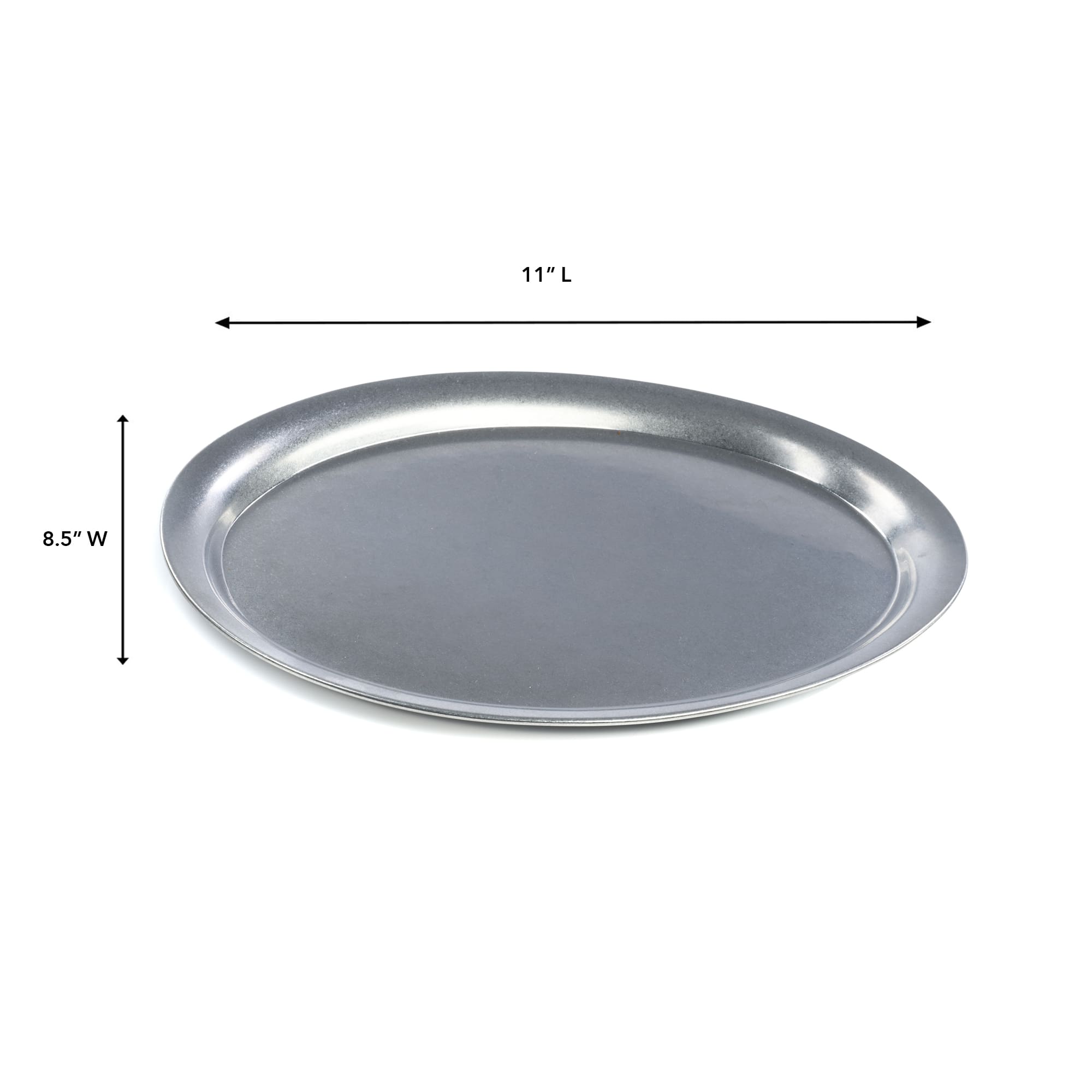 Garda Large Stainless Steel Snack Plate - Image 2