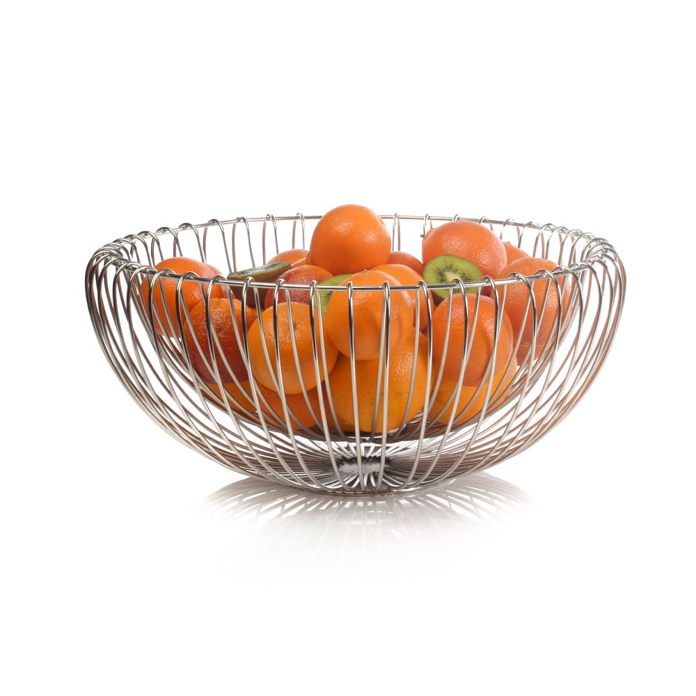 Comet Metal Serving Bowl Large Silver