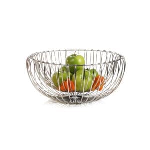 Comet Metal Serving Bowl Small Silver