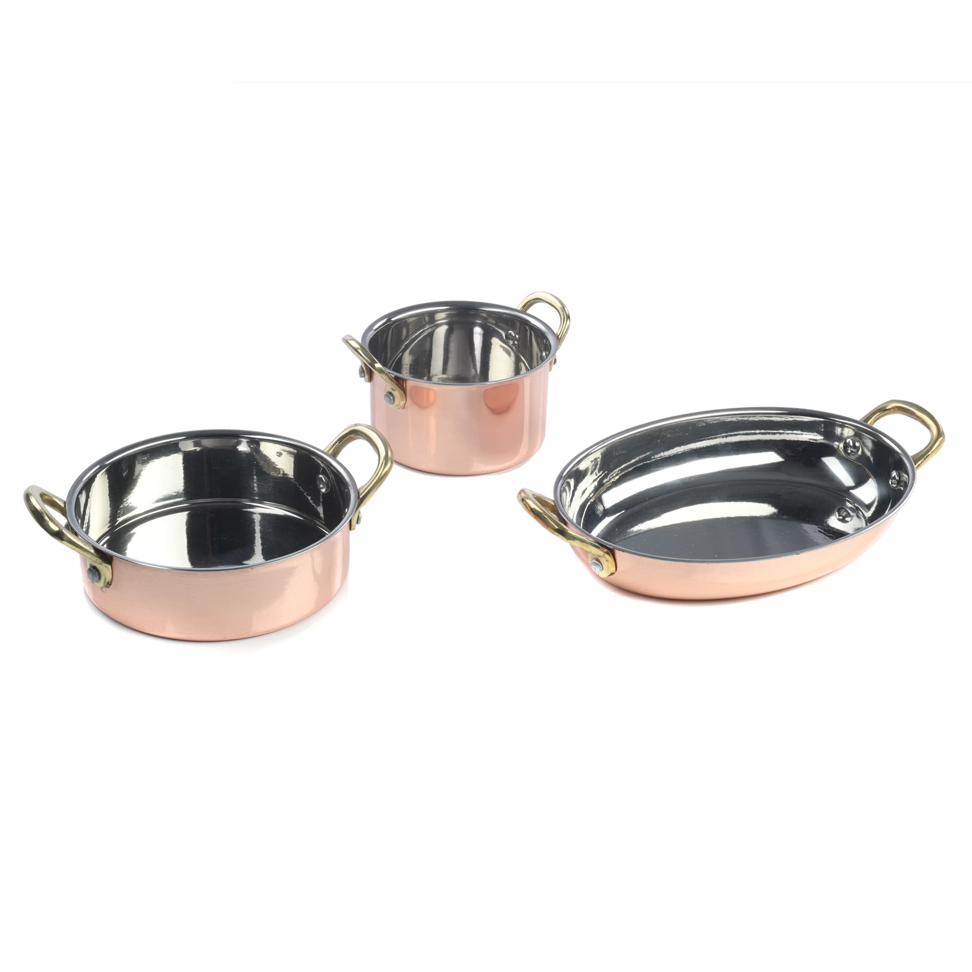 Lyon Mini Round Stainless Steel & Copper Bowl - Image 4