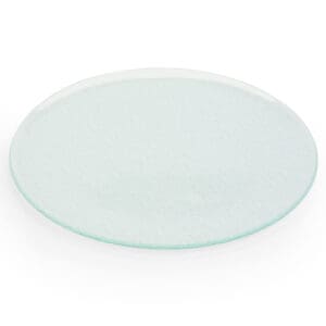Splendido Medium Round White Glass Plate