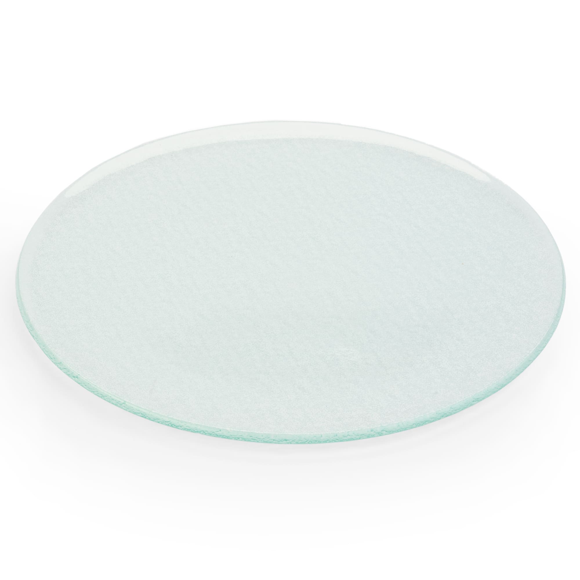 Splendido Medium Round White Glass Plate
