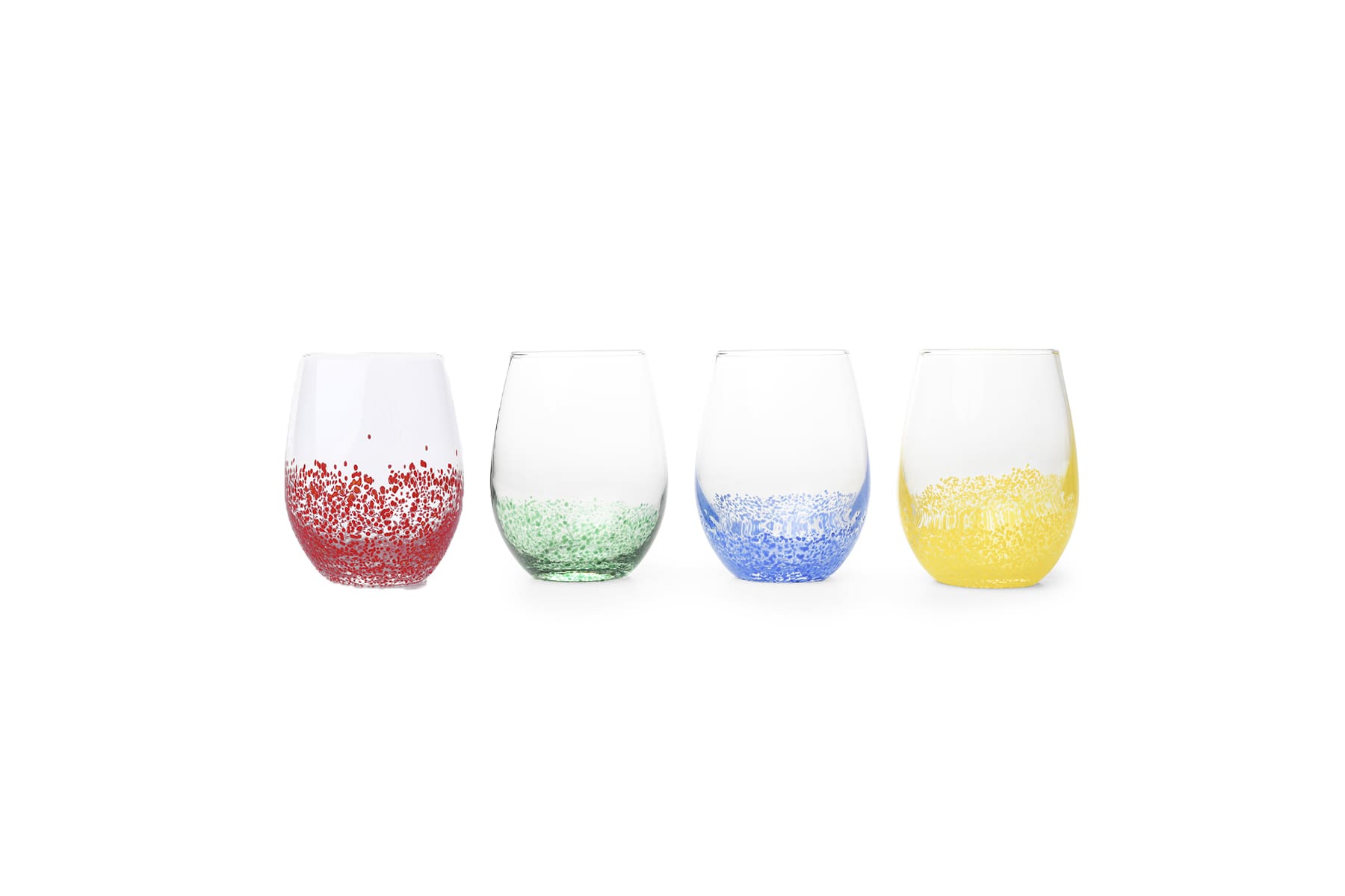 Tierra Large Red 17oz Glass Tumbler - Image 3