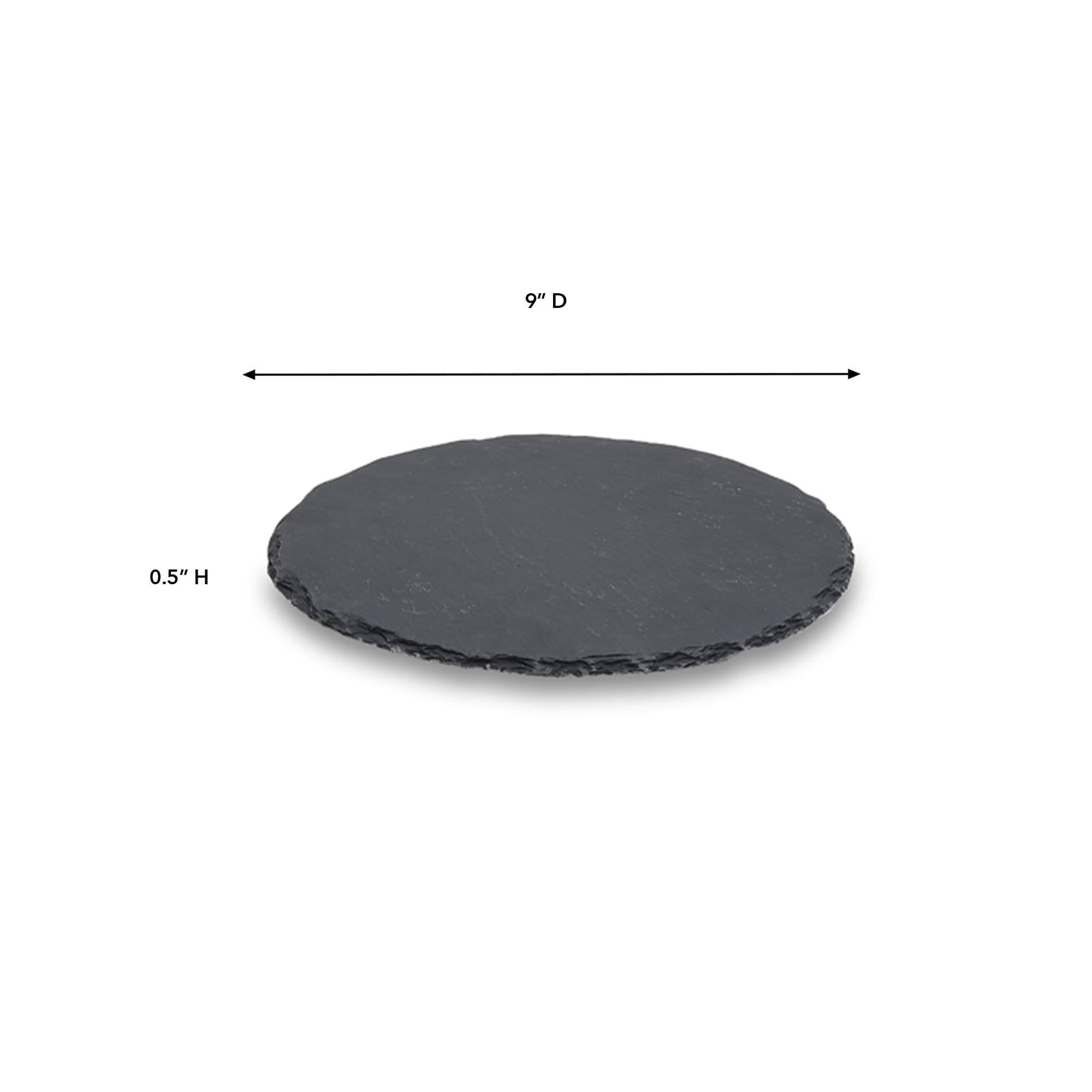 Trieste Small Round Slate Cheese Tray - Image 2