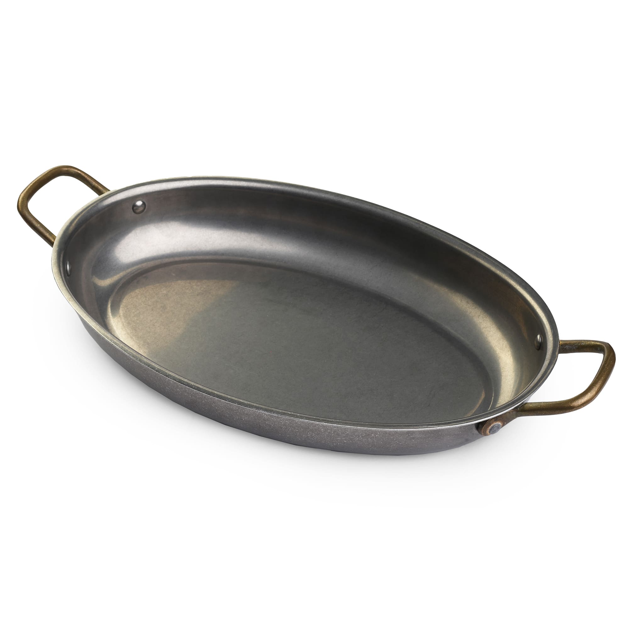 Mista Stainless Steel & Brass Platter