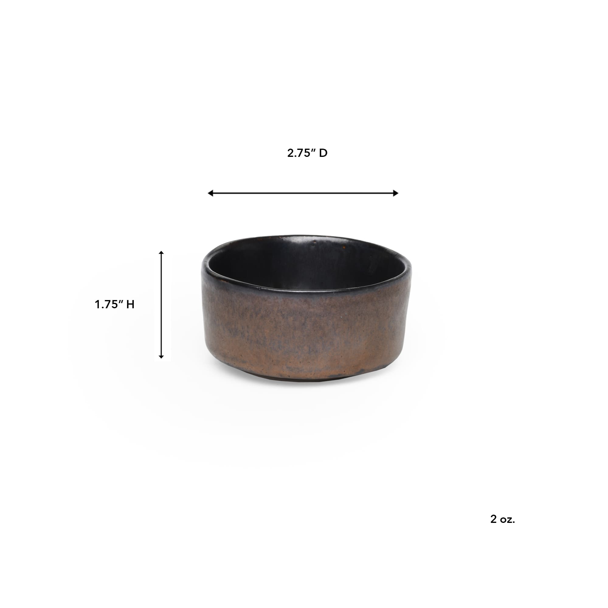 Ponza Stoneware 2oz Small Bowl - Image 2