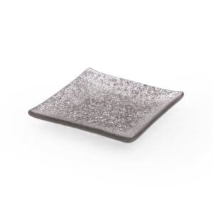 Splendido Mini Square Smoke Glass Plate