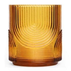 Disco 10 oz Rocks Glass Amber